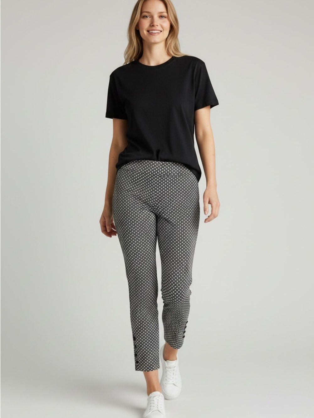 Roz & Ali Patterned Pants Size 12